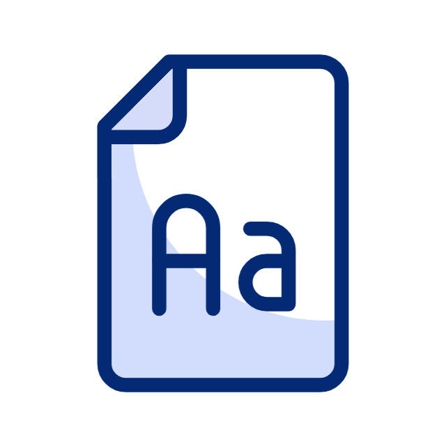 Text Icon